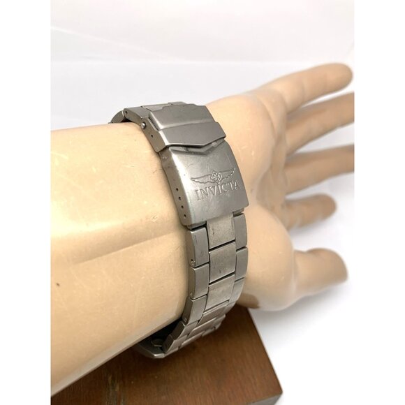 Invicta Men's Watch 0420 Pro Diver Automatic Titanium Black Dial Date 45mm USED - Picture 11 of 15